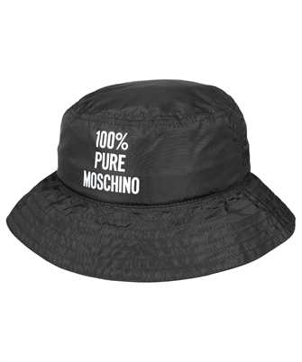 Moschino A9204 8267 LOGO-PRINT SLOUCHY BUCKET Hat