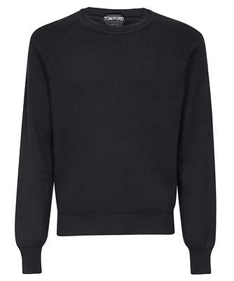 Tom Ford KCL018 YMC008F23 COTTON SILK WOOL CREW NECK Maglia