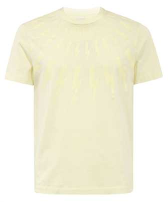 Neil Barrett MY70007S Y524 FAIRISLE THUNDERBOLT SLIM T-shirt