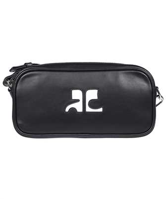 Courreges 123GSA010CR0010 LEATHER CAMERA BAGUETTE Borsa