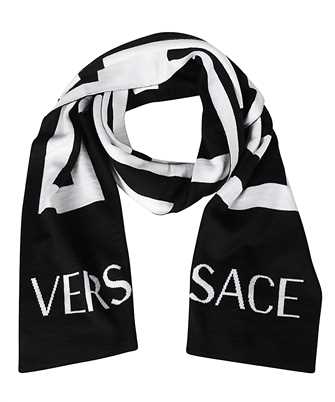 Versace ISC3003 A236140 GRECA WOOL JACQUARD Scarf