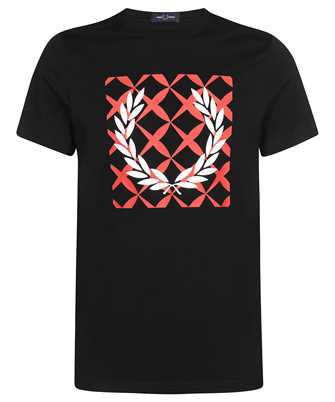 Fred Perry M5627 CROSS STITCH PRINTED T-shirt