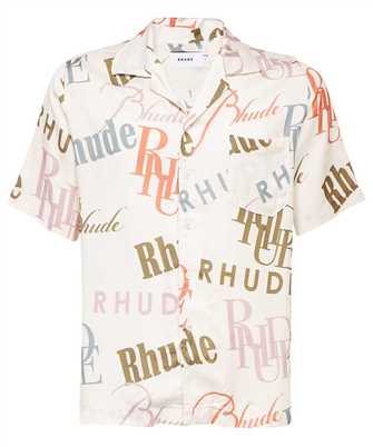 Rhude RHPS23SR05092197 MASH-UP LOGO Hemd