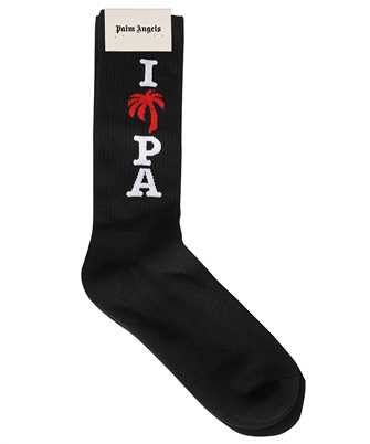 Palm Angels PMRA001S23FAB004 I LOVE PA Calze