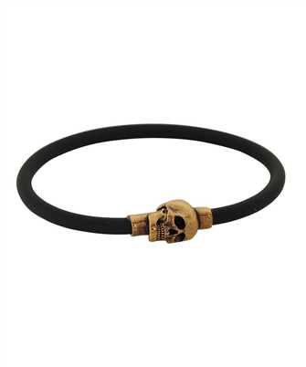 Alexander McQueen 705846 1AAIL RUBBER CORD SKULL Bracciale