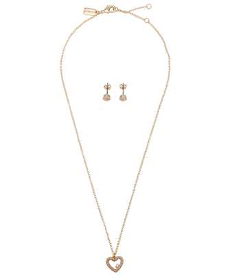 COACH 37493516GLD110 PAVE HEART SET Necklace