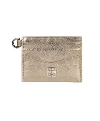 Givenchy BB60GVB1ZB 4G LAMIANTED LEATHER Porta carte di credito