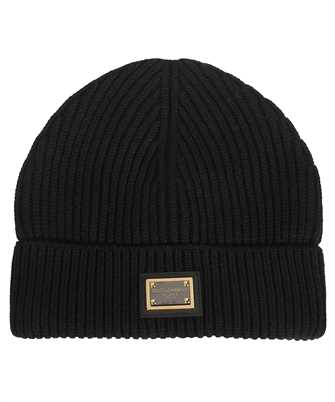 Dolce & Gabbana GXK63T JAWK0 CASHMERE AND WOOL WITH BRANDED TAG Cappello