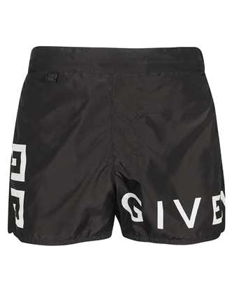 Givenchy BMA00P1YAJ LOGO-PRINT ELASTICATED-WAIST Swim shorts
