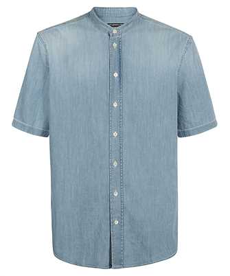 Don Dup UC333R DS0259U HB4 REGULAR-FIT DENIM WITH MANDARIN COLLAR Hemd
