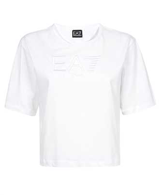 EA7 3DTT35 TJTYZ LOGO-EMBROIDERED COTTON T-shirt