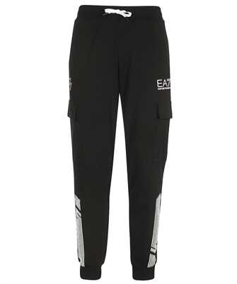 EA7 3RPP55 PJLIZ LINES RECYCLED COTTON CARGO Trousers