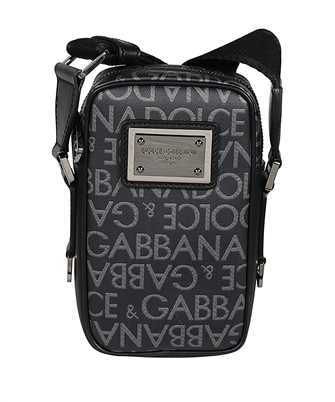 Dolce & Gabbana BM2041 AJ705 SMALL COATED JACQUARD CROSSBODY Bag