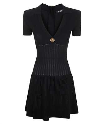 Balmain GF1R7153KJ30 SS FLECHAGE KNIT FLARE SHORT Kleid