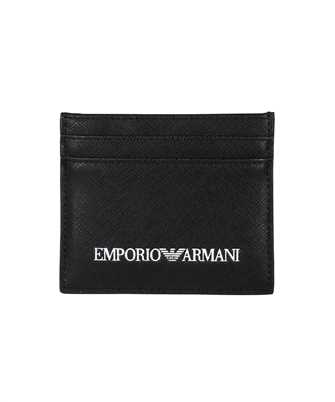 Emporio Armani Y4R324 Y020V SAFFIANO-PRINT REGENERATED-LEATHER Porta carte di credito