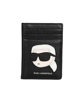Karl Lagerfeld 235W3238 K/IKONIK LEATHER NORTH-SOUTH Porta carte di credito