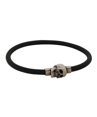 Alexander McQueen 705846 1AAIK RUBBER CORD SKULL Armband