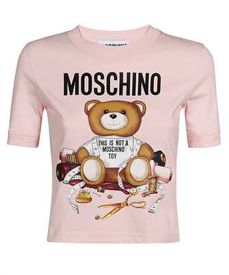 Moschino V0711 5541 TEDDY BEAR-PRINT ORGANIC COTTON Tričko