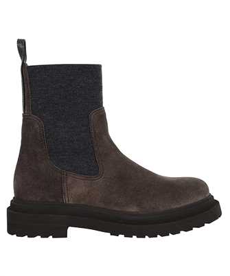 Brunello Cucinelli MZSFG3034 Suede with monili Boots