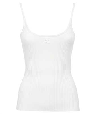 Courreges PERMDE012FI0001 RIB KNIT Tank Top