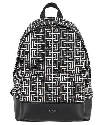 Balmain WM1GE150TJMY BICOLOR JACQUARD 1945 CITY Backpack