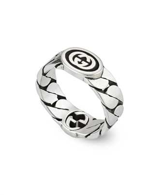 Gucci Jewelry Silver JWL YBC678656001023 INTERLOCKING 2.3 INCHES Ring
