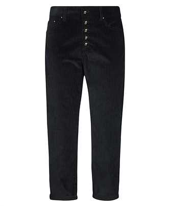 Don Dup DP268B VS0031D XXX KOONS LOOSE-FIT VELVET Trousers