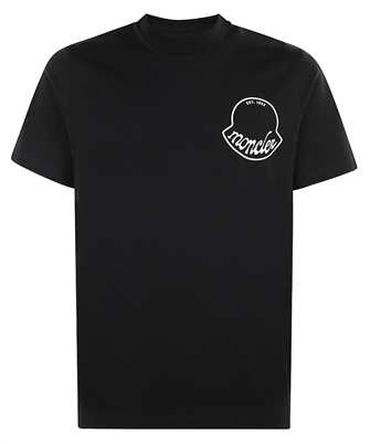Moncler 8C000.13 89AJS SHORT SLEEVE LOGO T-Shirt