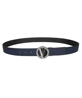 Versace Jeans Couture 75YA6F42 ZS935 LOGO-BUCKLE LEATHER Grtel