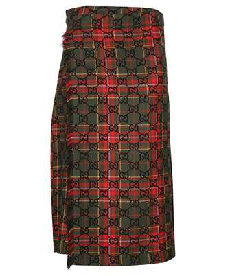 Gucci 711740 Z8A6C WOOL TARTAN GG Skirt