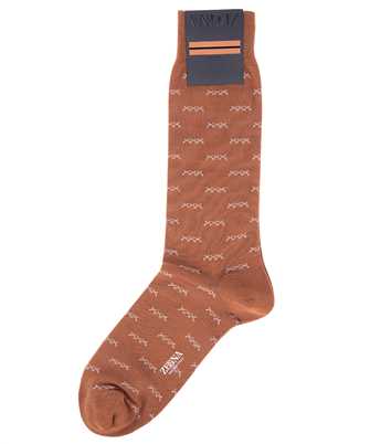 Zegna N5V405250 MID CALF TRIPLE X Socks