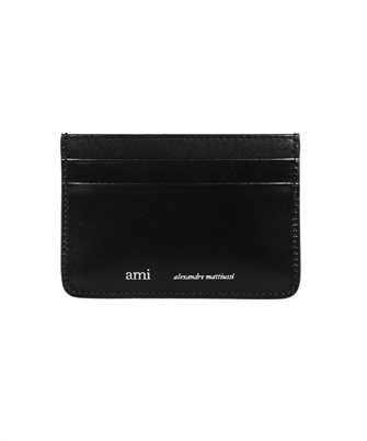 AMI USL003 801 LOGO-PRINT LEATHER Kartenetui