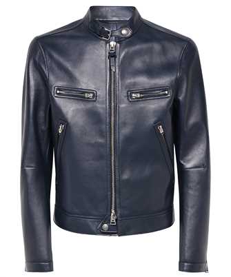 Tom Ford LXR005 LMN003S23 BONDED NAPPA PLONGE ZIP RACER Jacke