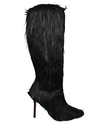 Heron Preston HWIE010F23FAB001 FUR STILETTO Boots