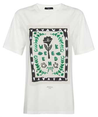 MAX MARA WEEKEND 2359760539600 JERSEY WITH PRINT AND EMBROIDERY T-shirt