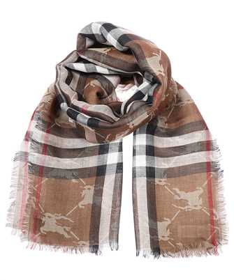 Burberry 8069222 CHECK EKD WOOL SILK JACQUARD REVERSIBLE Scarf