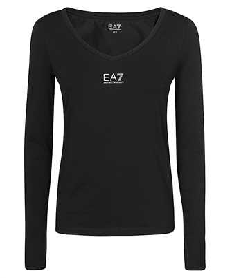 EA7 8NTT52 TJFKZ LOGO-PRINT LONG-SLEEVED Tričko