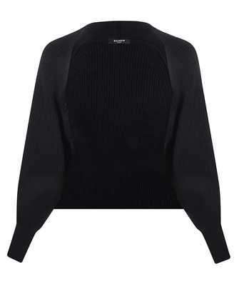 Balmain GF1KL275KJ39 RIBBED KNIT BOLERO Hemd