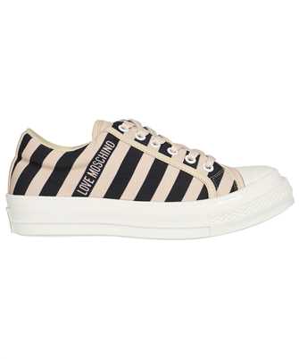 LOVE MOSCHINO JA15944G0GJH STRIPED CANVAS Tenisky