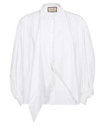 Gucci 721019 ZLC02 POPELINE MICRO SAND Shirt