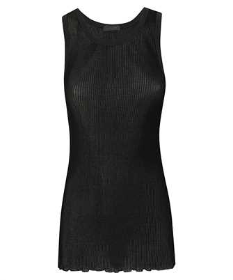 Lanvin RM TS0132 J049 P26 PLEATED JERSEY TANK Canottiera