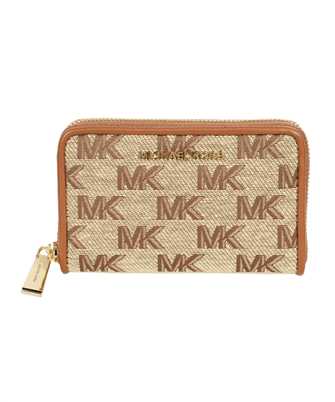 Michael Kors 34S3GJ6D0J LOGO-PLAQUE ZIP-FASTENING Pzdro na karty