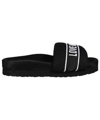 LOVE MOSCHINO JA28534G0GIP LOGO BAND MESH POOL Slides