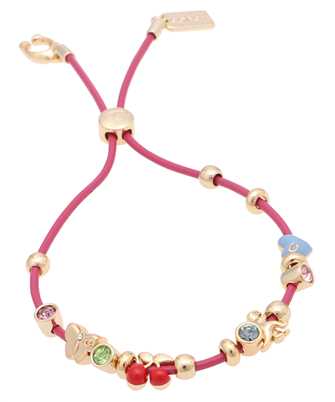 COACH 37479231GLD650 CHARM LEATHER SLIDER Bracelet