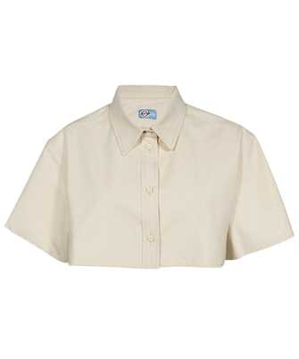 Heron Preston HWGG001S23FAB001 EX-RAY CANVAS CROP Hemd