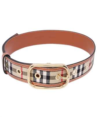 Burberry 8066058 CHECK AND LEATHER Belt