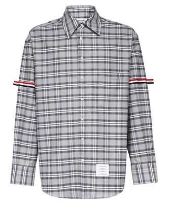 Thom Browne MWL389A F0356 PLAID-CHECK PRINT Shirt