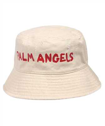 Palm Angels PMLA036S24FAB001 SEASONAL LOGO BUCKET Hat