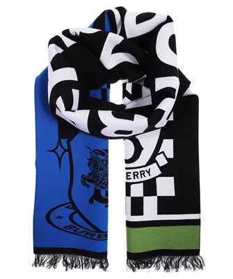 Burberry 8059429 MONTAGE WOOL SILK JACQUARD Scarf