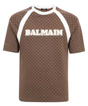 Balmain BH0EF065BC52 MINI MONOGRAM RETRO T-shirt